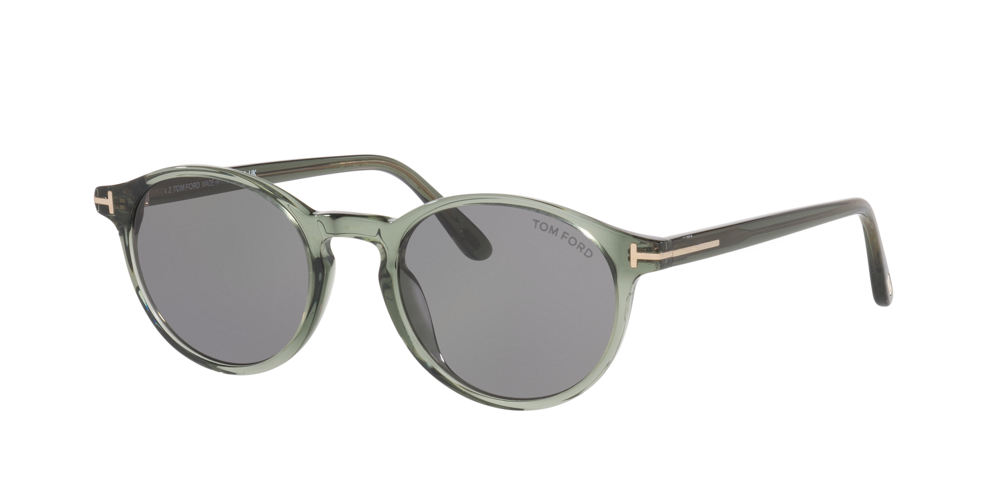 Tom Ford Homme Sunglass Prescott-02 - Couleur du Monture Vert clair Couleur de Lentille Gris 290 €
