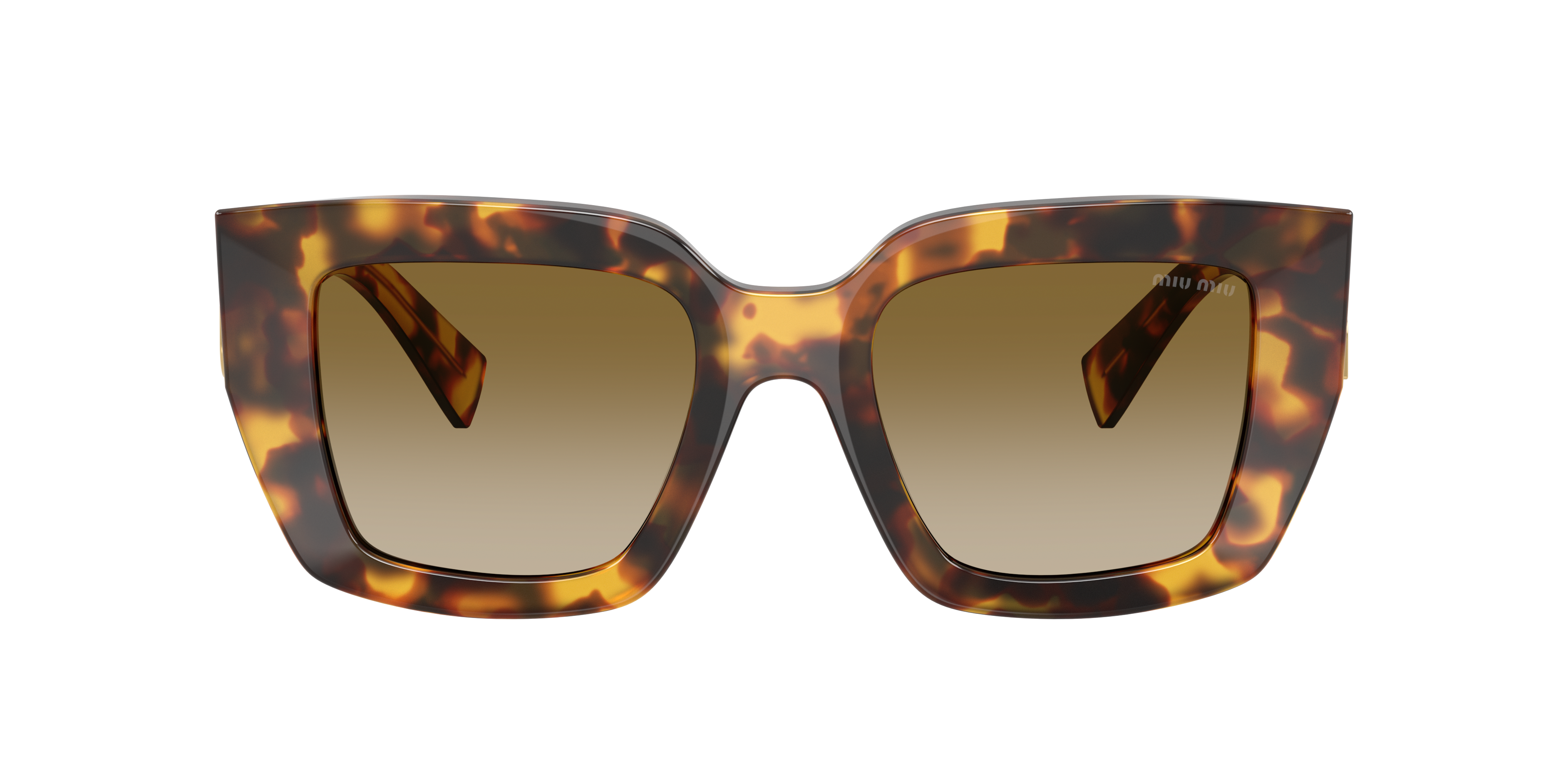 Miu Miu MU B05S XL (51 - 21) with Brown lenses and Tortoise frame