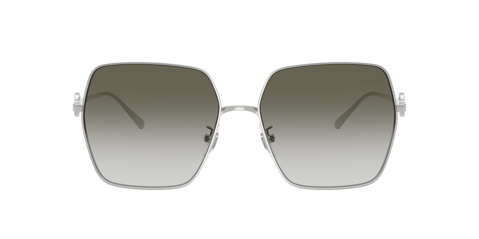 Tory Burch TY6118D XL (58 - 16) with Green lenses and Silver frame
