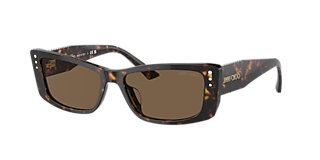 Jimmy Choo JC4002B XL (60 - 15) com Lentes Azul e Armação Prata