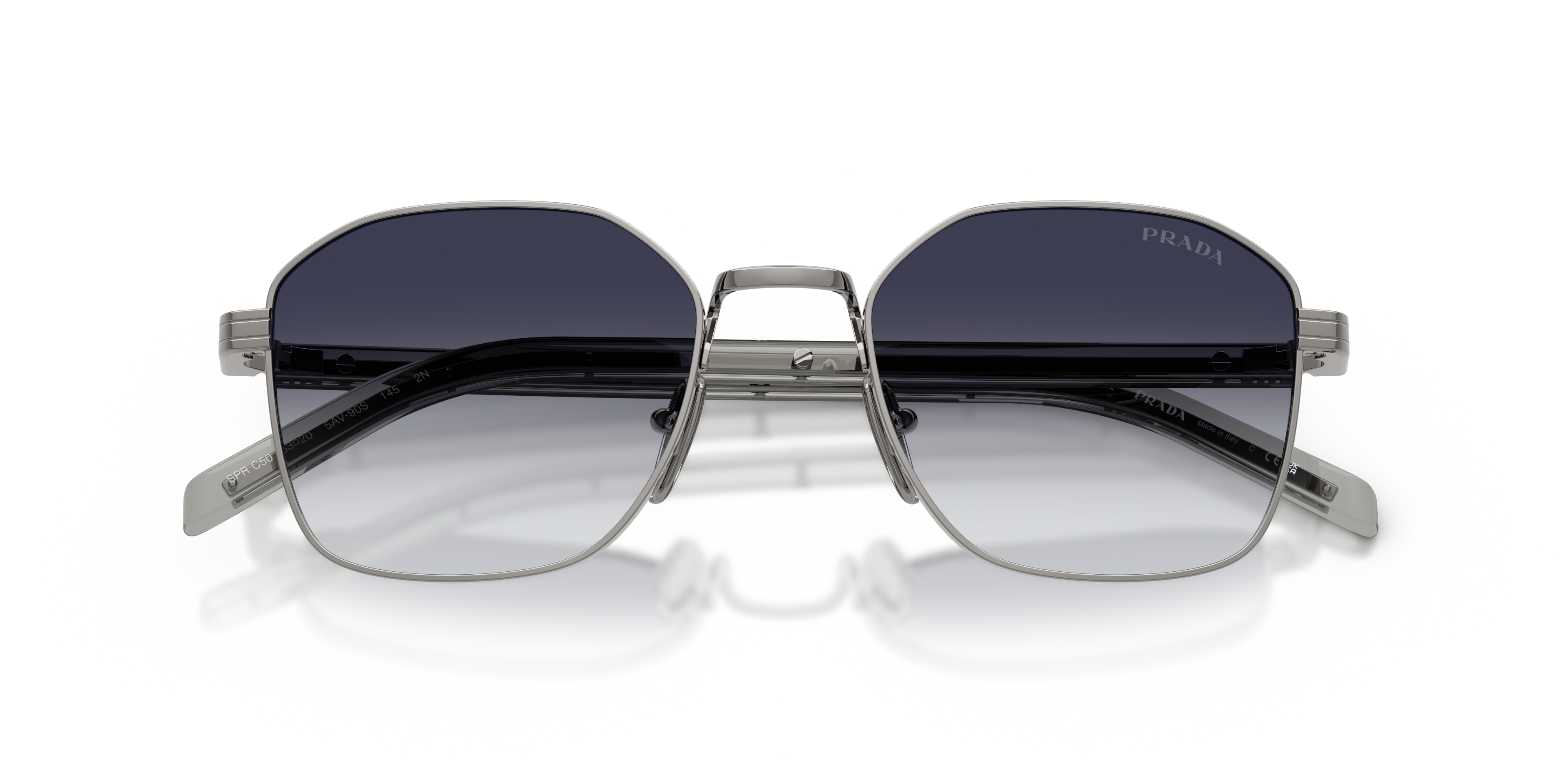 Prada PR C50S XS (51 - 20) with Grey lenses and Grey frame