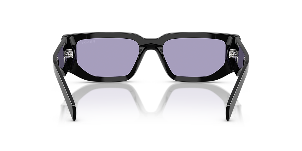 Prada PR 09ZS M (54 - 18) with Violet lenses and Black frame