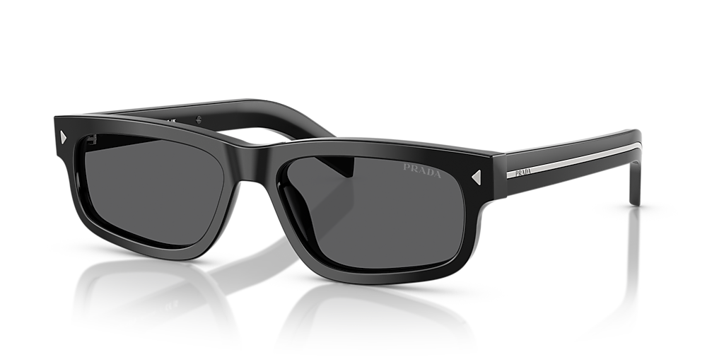 Prada PR B11S L (57 - 17) with Grey lenses and Black frame