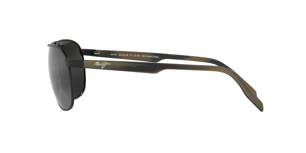 Maui Jim 728 Castles XL (61 - 16) with Grey lenses and Black frame
