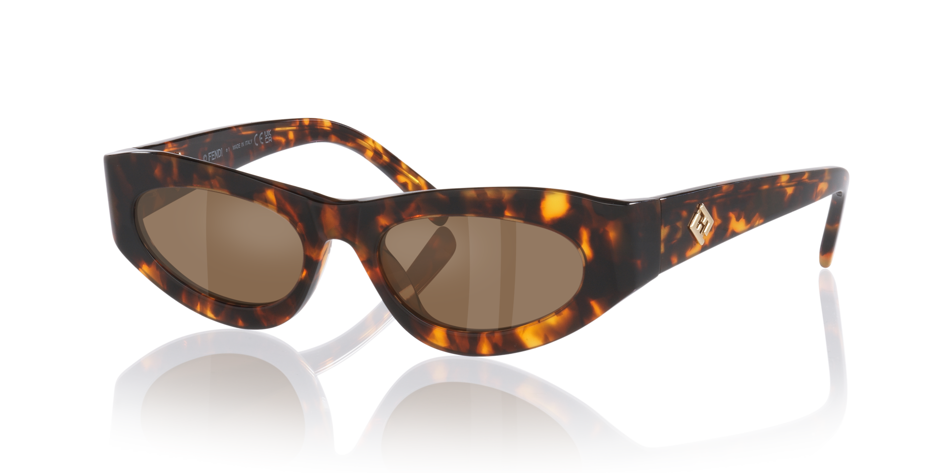 Fendi FF Diamonds FE40177U XXS (51 - 18) with Grey lenses and