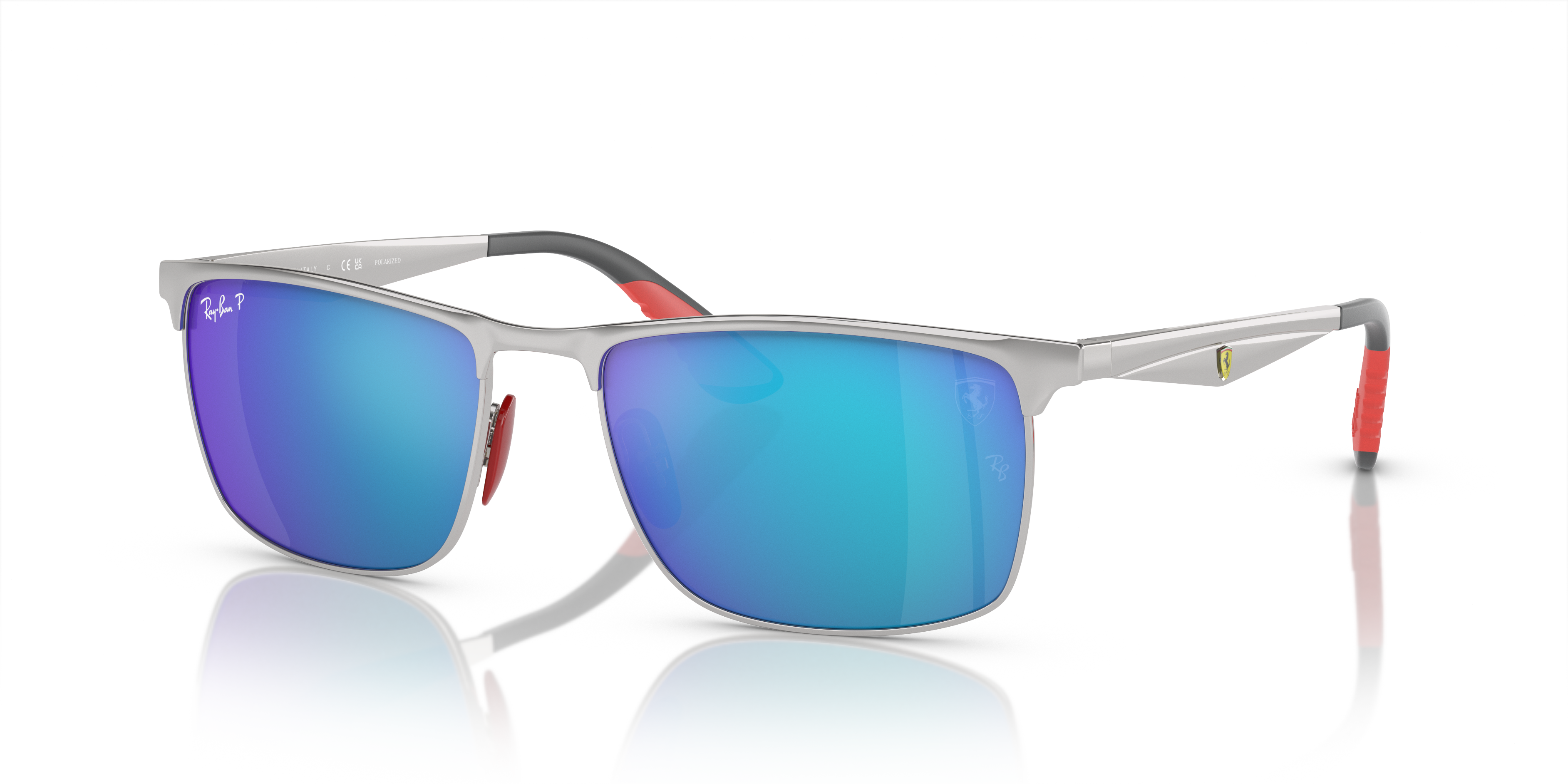 Ray-Ban RB3726M Scuderia Ferrari Collection Polarized+ Lenses XL