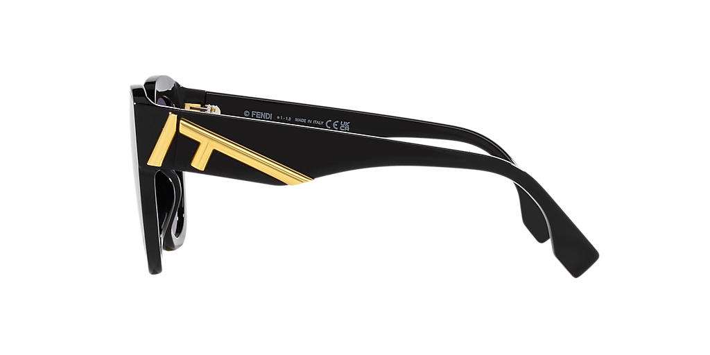 Fendi FE40098I XXS (63 - 15) with Blue lenses and Black frame