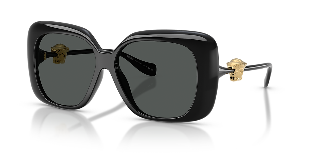 Versace VE4499U M (57 - 14) with Grey lenses and Black frame