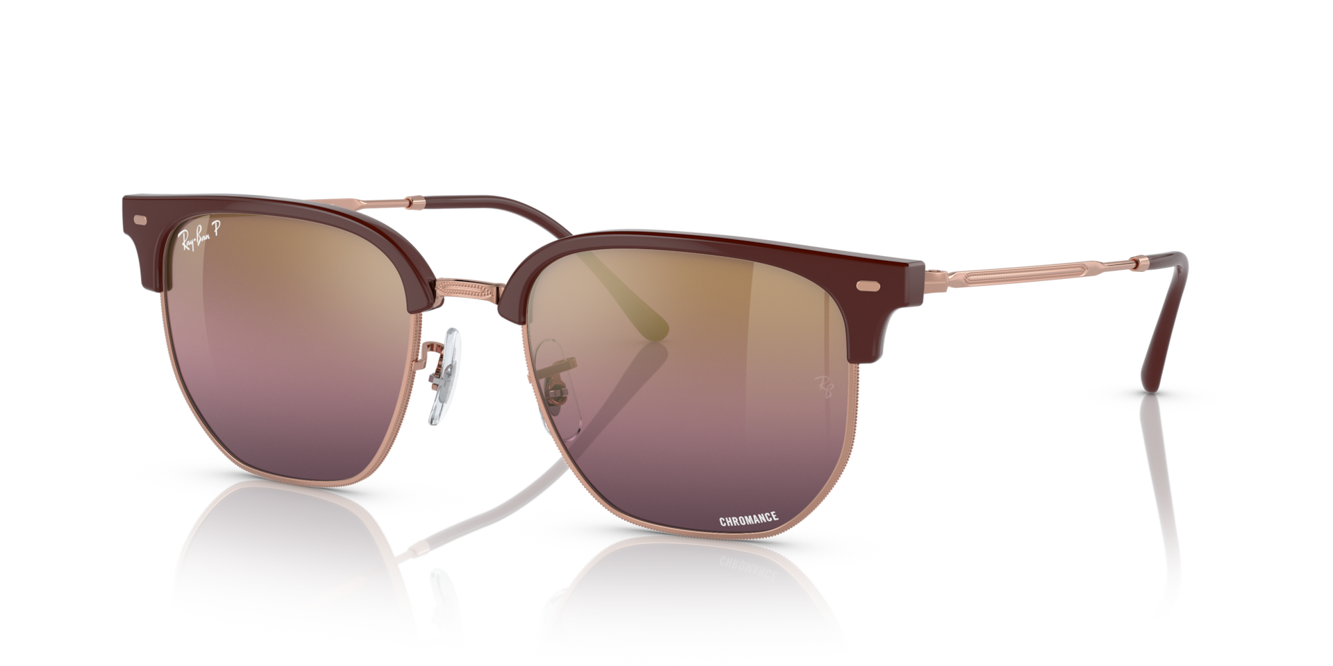 RB4416 New Clubmaster Polarized+ Lenses