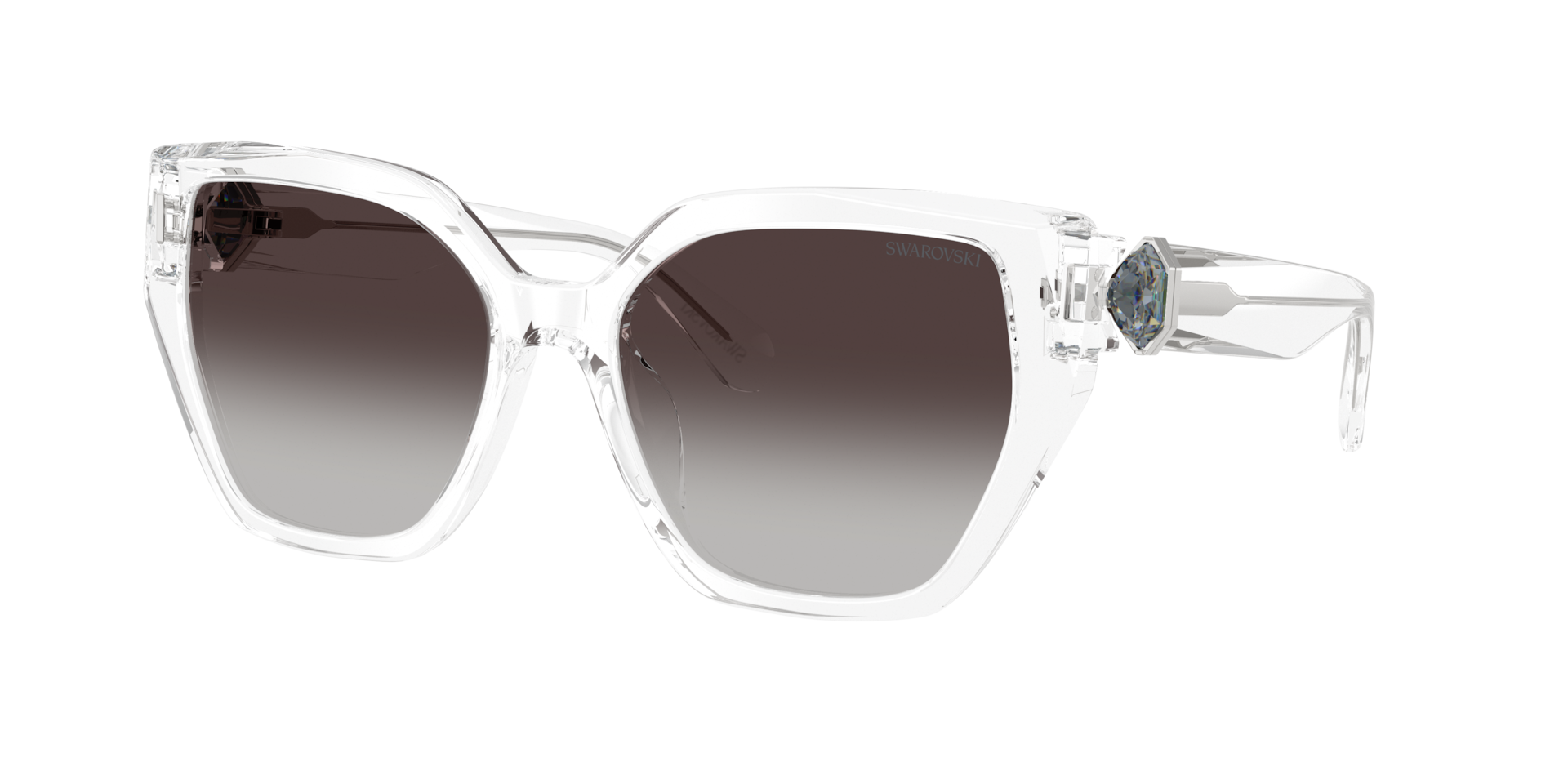 Swarovski Woman Sunglass SK6044U -  Frame color: Transparent, Lens color: Gradient Grey
