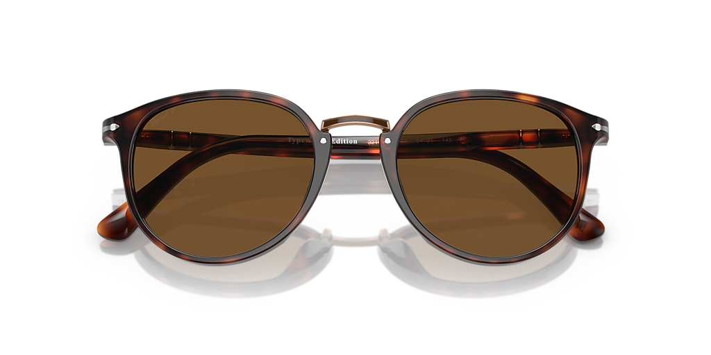 Persol PO3210S XL (54 - 21) with Brown lenses and Tortoise frame