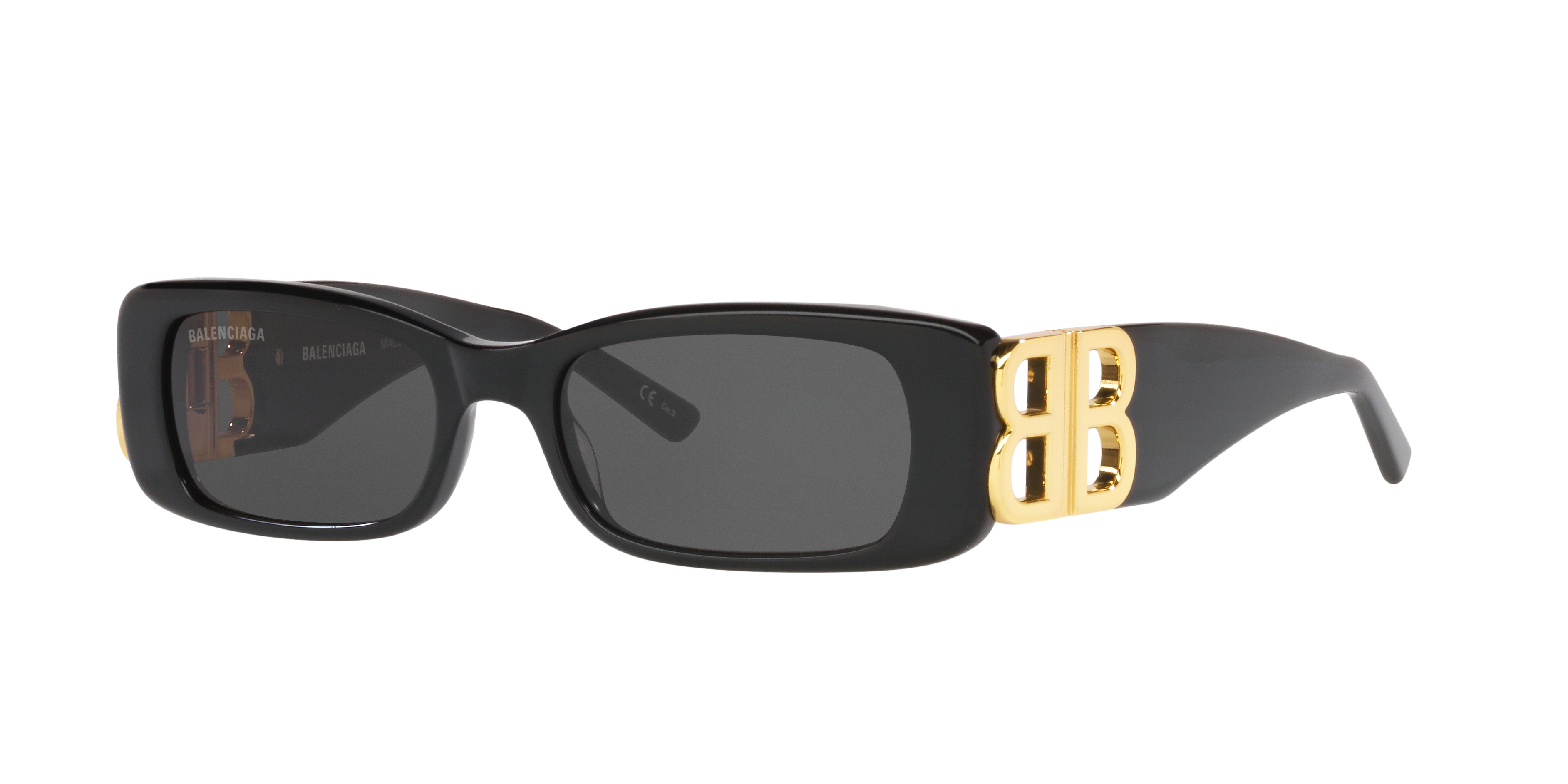 Balenciaga Woman Sunglass BB0096S -  Frame color: Black, Lens color: Grey