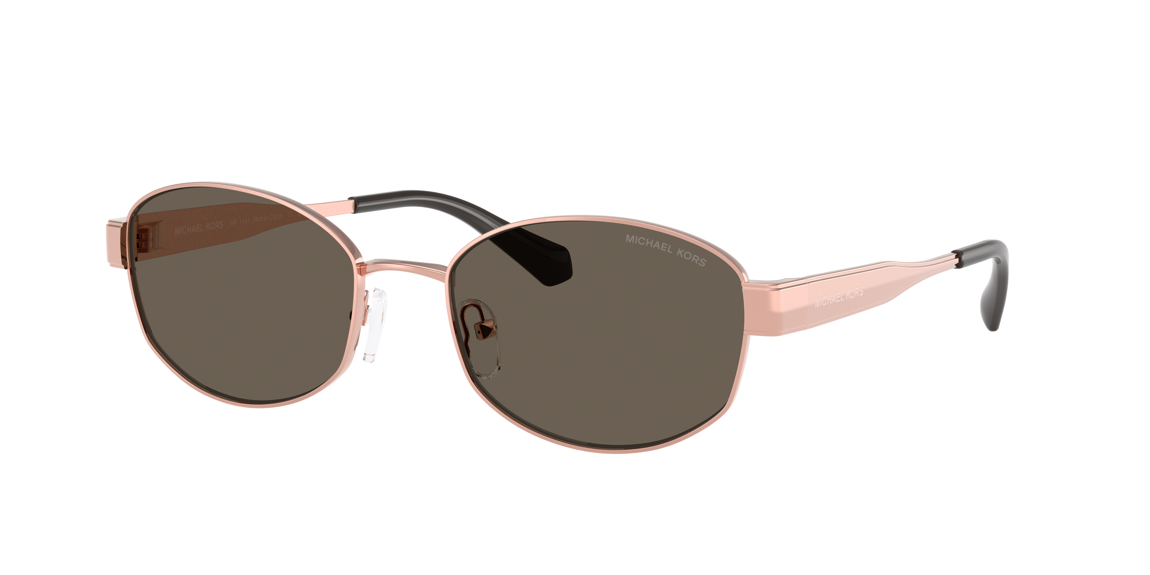 Michael Kors Woman Sunglass Monte Carlo -  Frame color: Rose Gold, Lens color: Chocolate Solid
