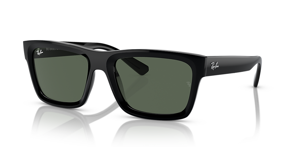 Ray-Ban Warren Bio-Based M (54 - 20) with Green lenses and Black