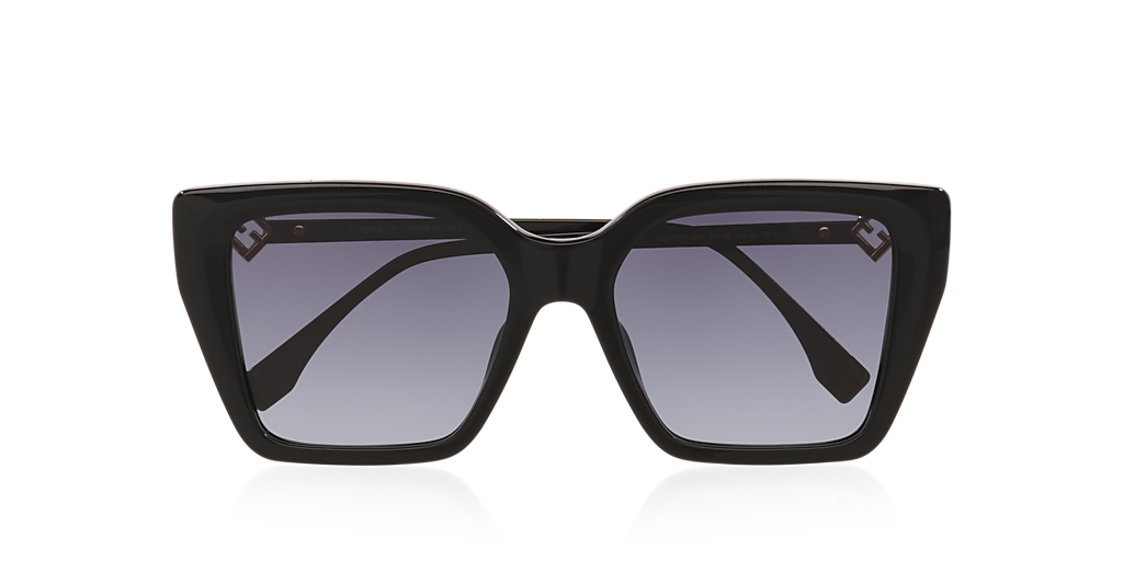 Fendi Ff Diamonds FE40161I S (54 - 18) with Grey lenses and Black