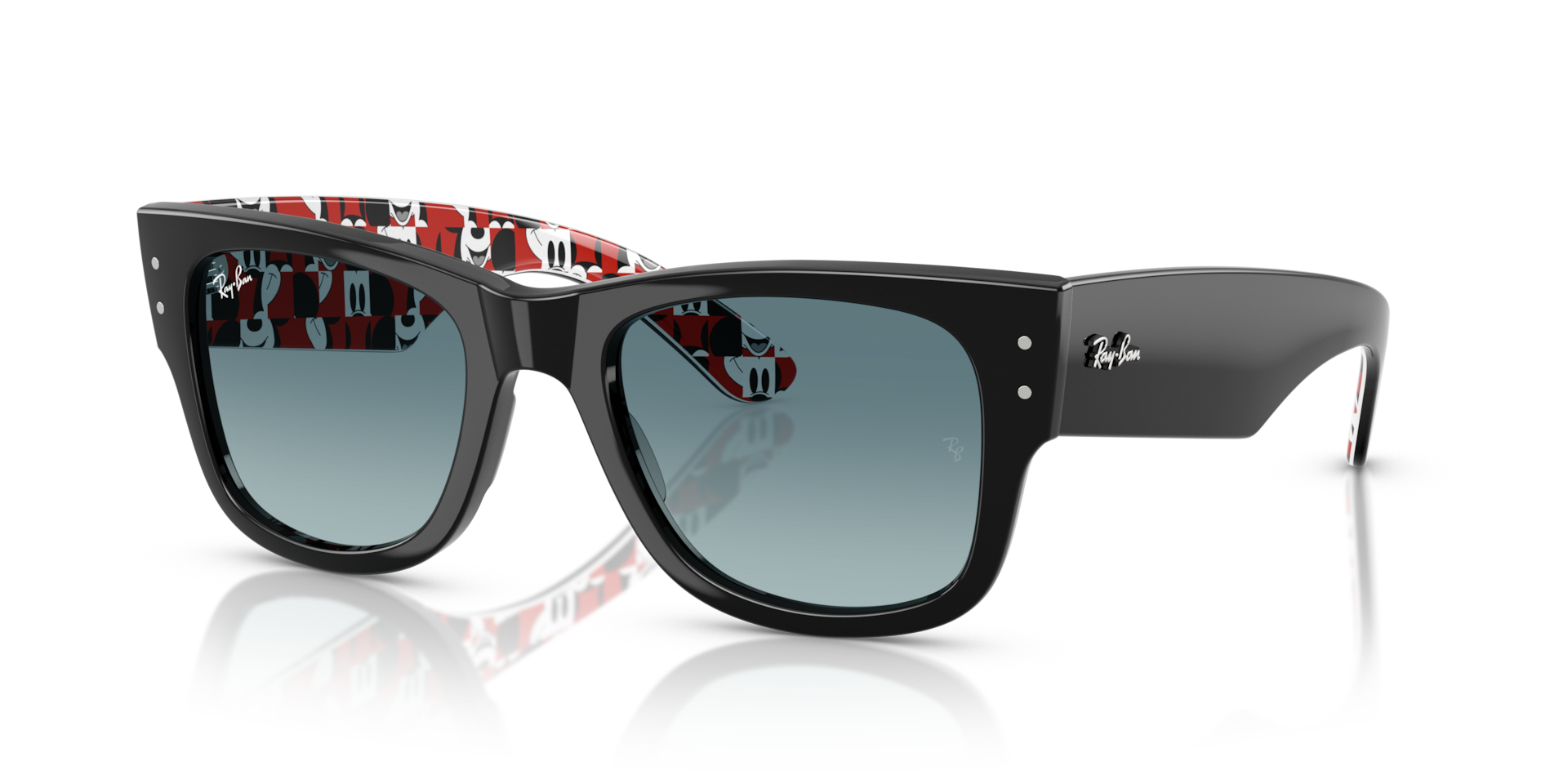 RB0840S Mega Wayfarer Disney Mickey & Minnie Mouse Deconstructed