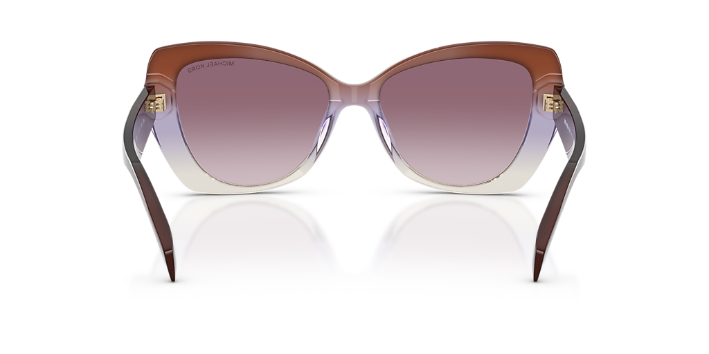Michael Kors Atlanta L (55 - 17) with Violet lenses and Red frame