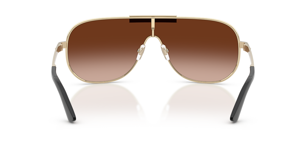 Versace VE2293 XXL (0 - 140) with Brown lenses and Gold frame