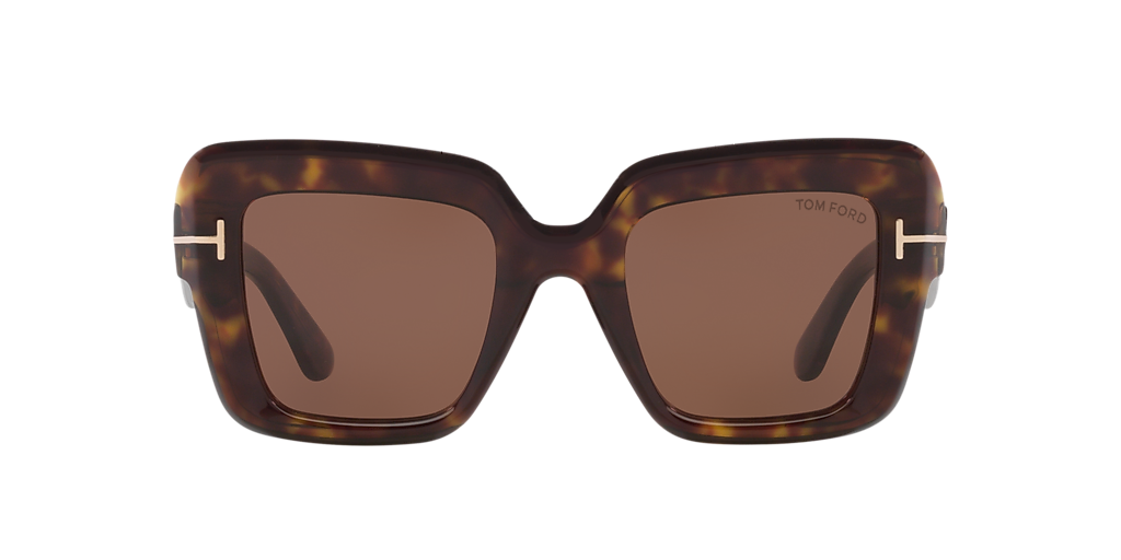 Tom Ford Esme TR XXL (50 - 23) with Brown lenses and Tortoise