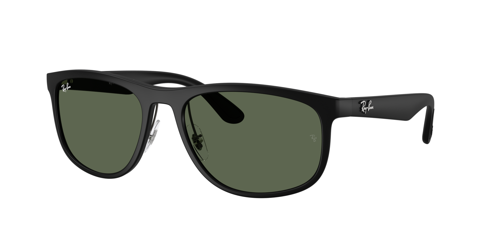 Ray-Ban Unisex Sunglass RB4468 Liteforce -  Frame color: Sand Black, Lens color: Dark Green