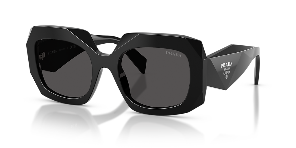 Prada PR B23S M (54 - 20) with Grey lenses and Black frame