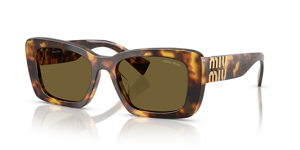 Miuuu　423 Miu Miu MU 07YS L (53 - 18) with Brown lenses and Tortoise frame