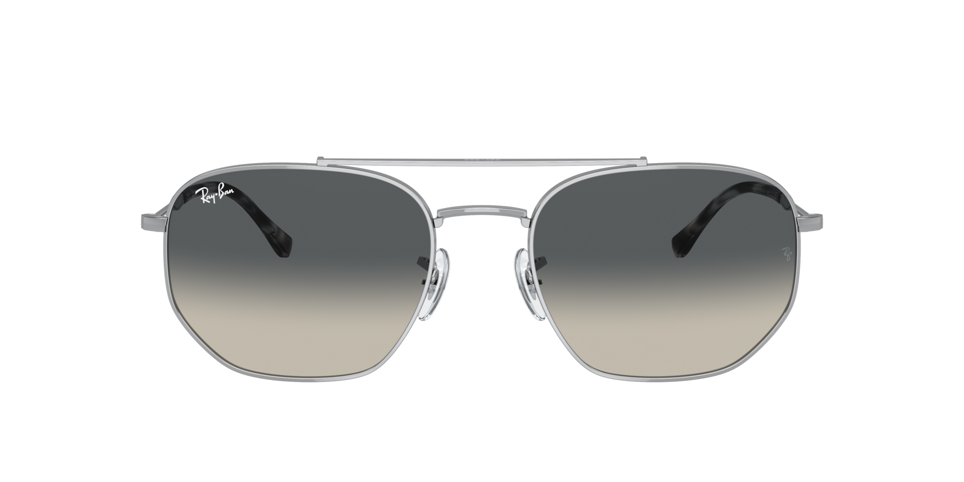 Ray-Ban RB3707 XL (57 - 20) with Grey lenses and Silver frame