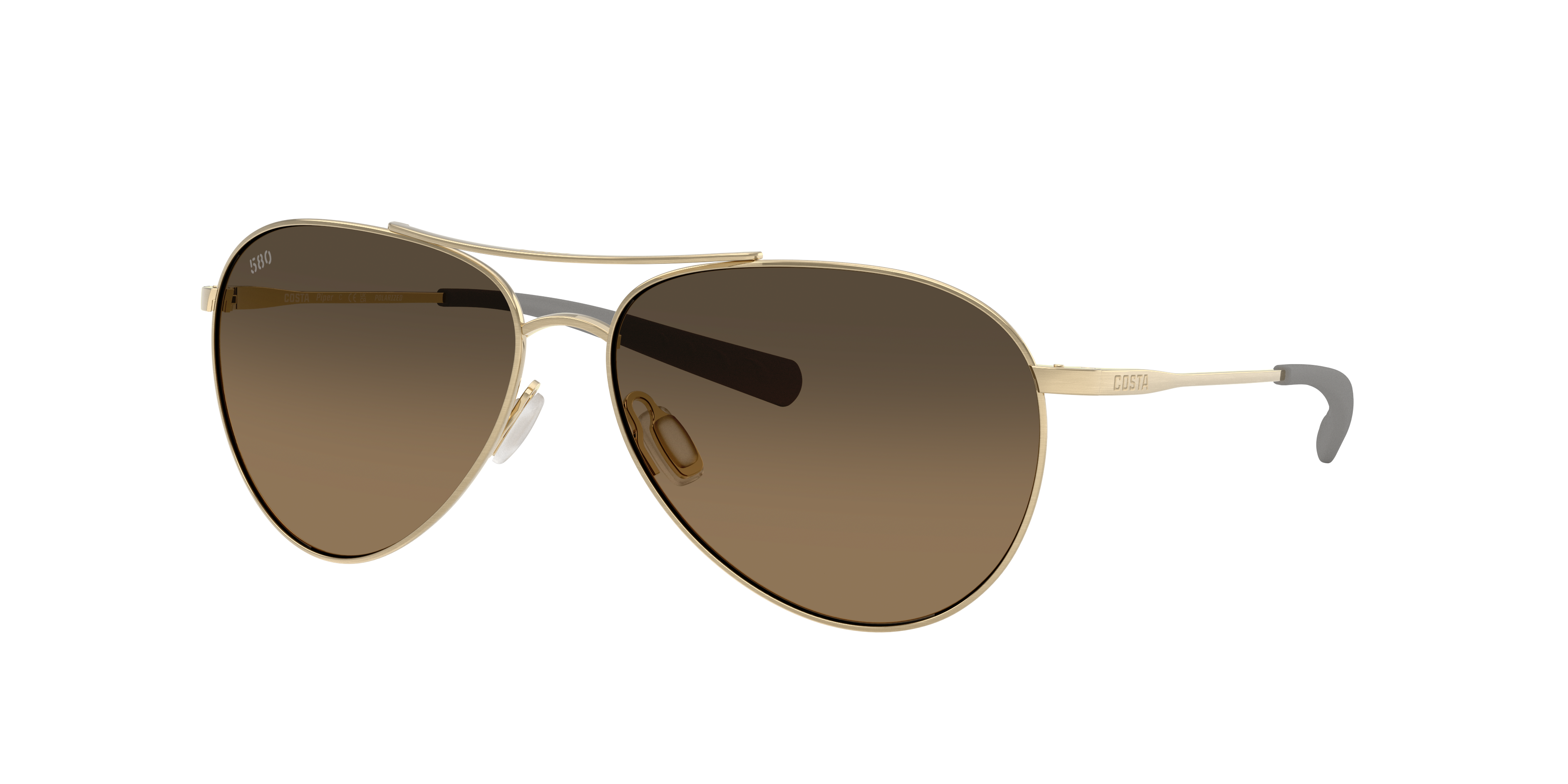 Costa Woman Sunglass Piper -  Frame color: Brushed Gold, Lens color: Copper