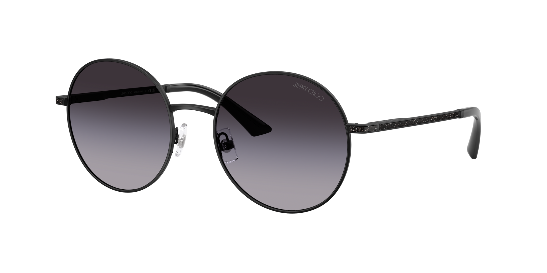 Jimmy Choo Woman Sunglass JC4028J -  Frame color: Matte Black, Lens color: Grey Gradient