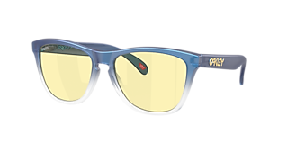 Oakley Frogskins™ XL (55 - 17) with Blue lenses and Transparent