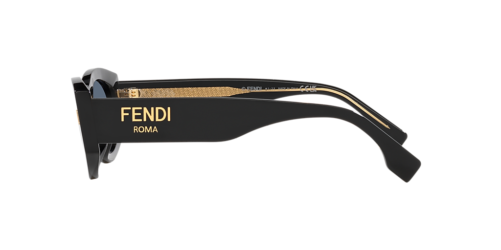 Fendi Fendi Roma Fe40125I S (52 - 21) with Blue lenses and Black