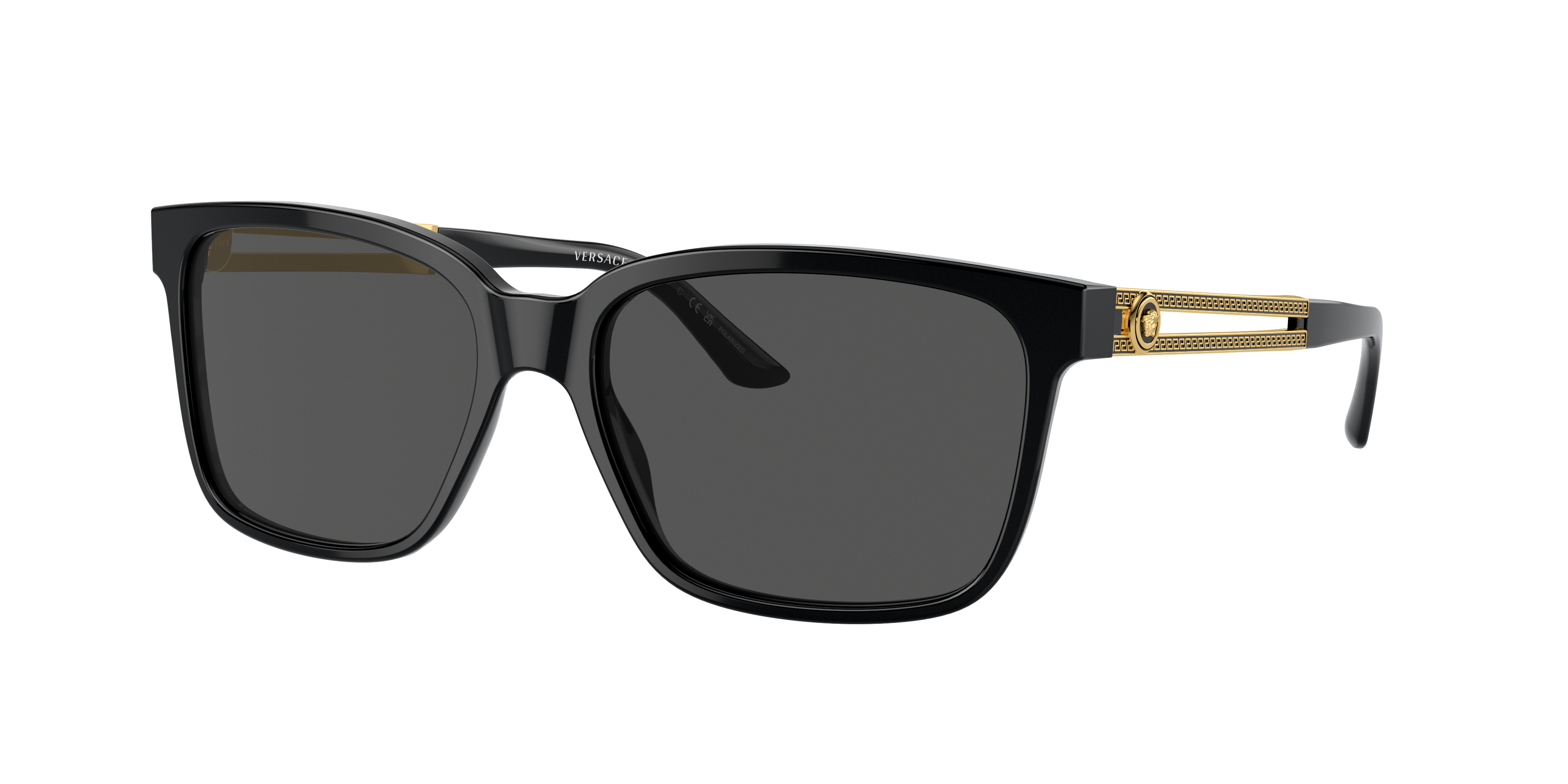 Versace VE4307 L (58 - 17) with Grey lenses and Black frame