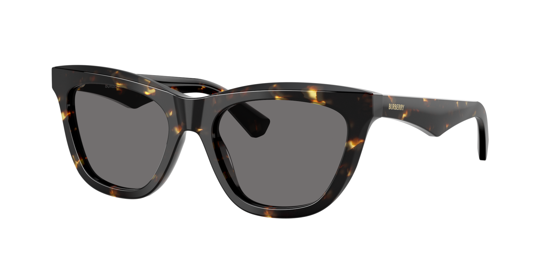 Burberry Woman Sunglass BE4435 -  Frame color: Yellow Havana, Lens color: Dark Grey Polarized