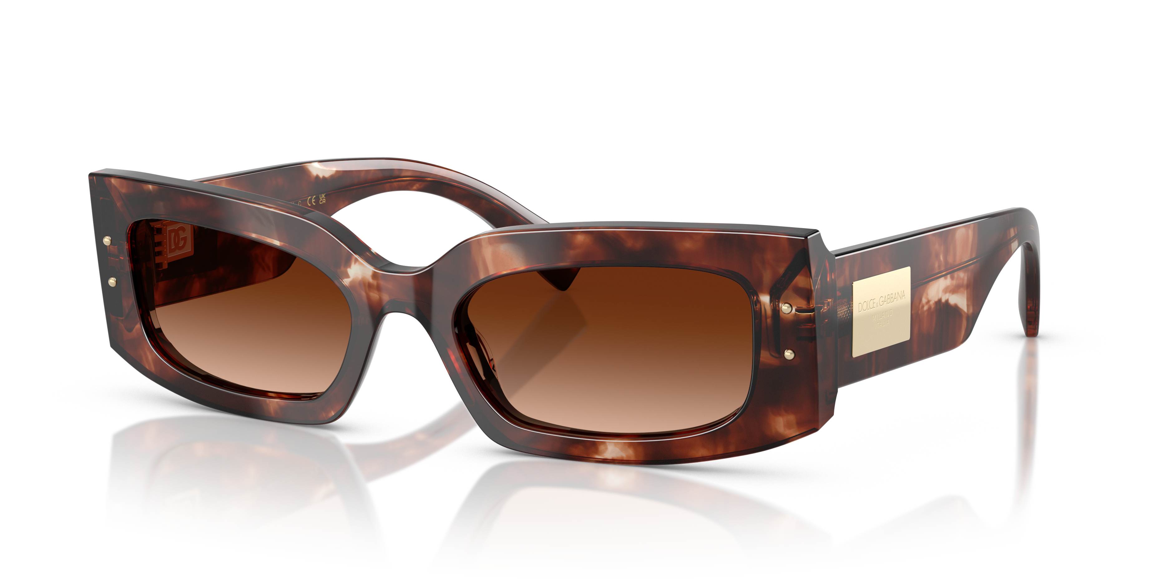 Dolce&Gabbana DG4479 L (55 - 20) with Brown lenses and Red frame