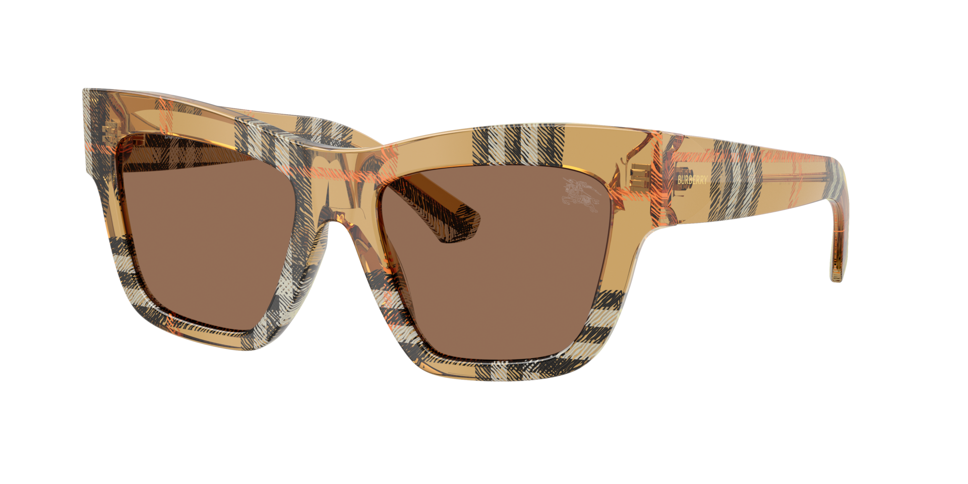 Burberry BE4449 M (53 - 19) with Brown lenses and Brown frame