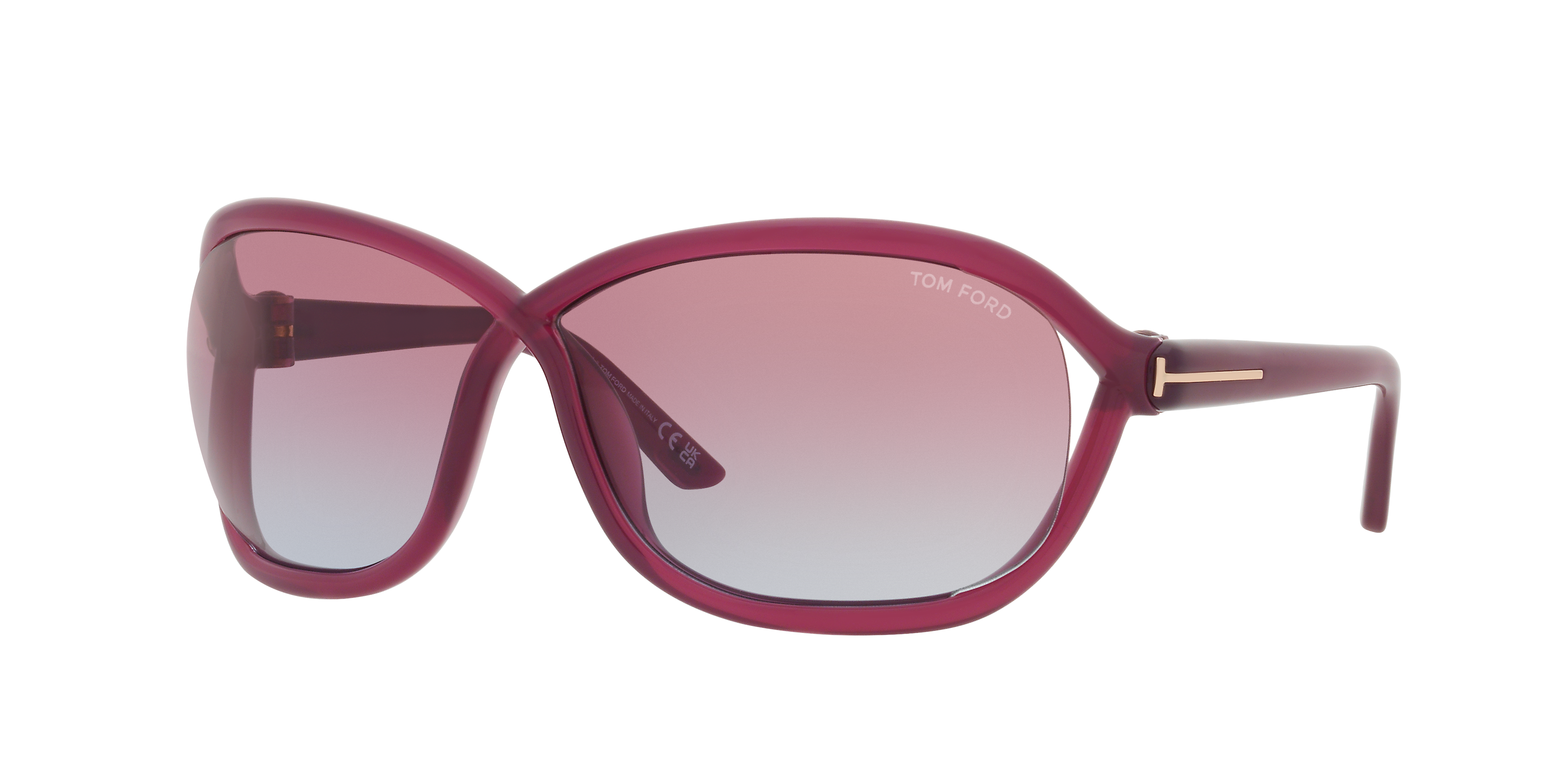 Tom Ford Fernanda XXL (68 - 07) with Violet lenses and Violet