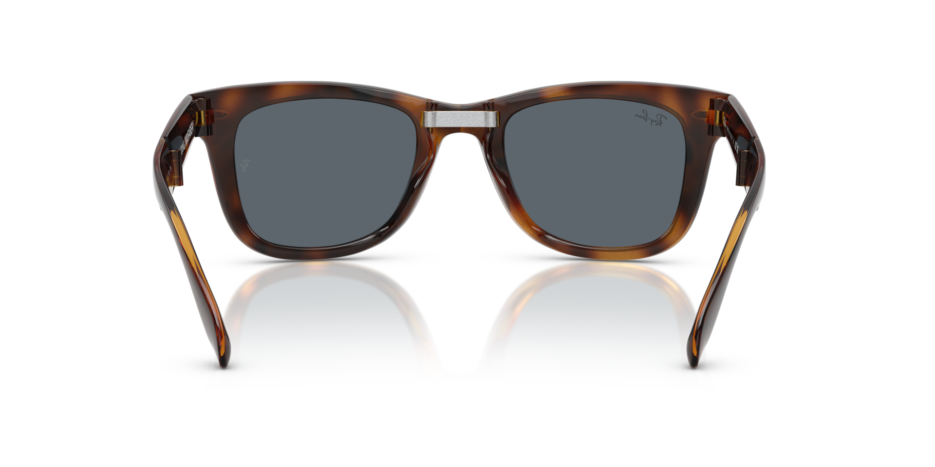 Ray-Ban Wayfarer Folding Classic L (50 - 22) with Blue lenses and