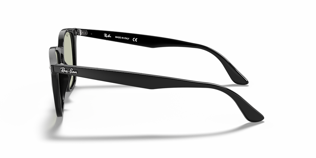 Ray-Ban RB4258 L (52 - 20) with Green lenses and Black frame