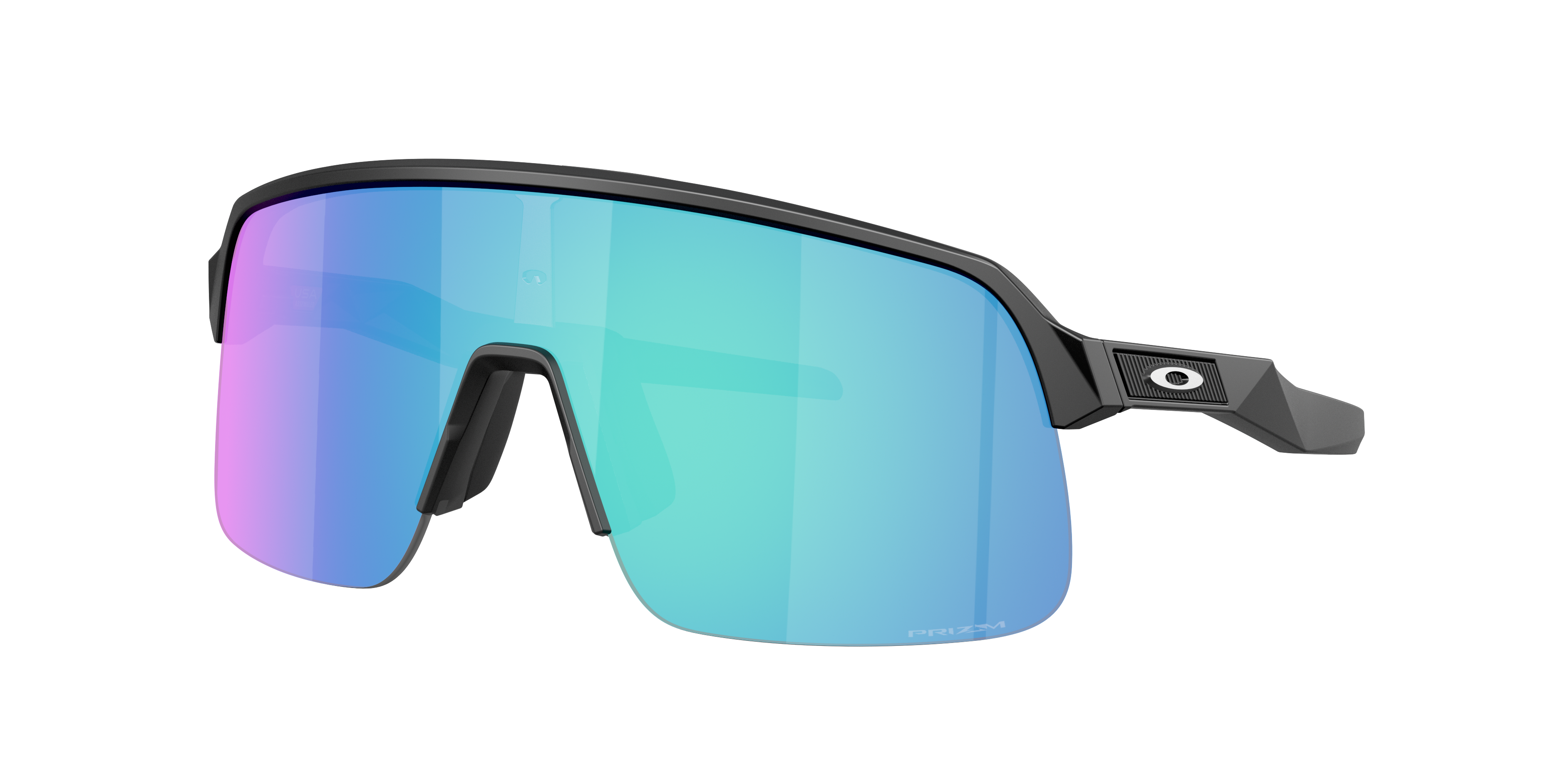 Oakley Unisex Sunglass Sutro™ Lite S -  Frame color: Matte Black, Lens color: Prizm Sapphire