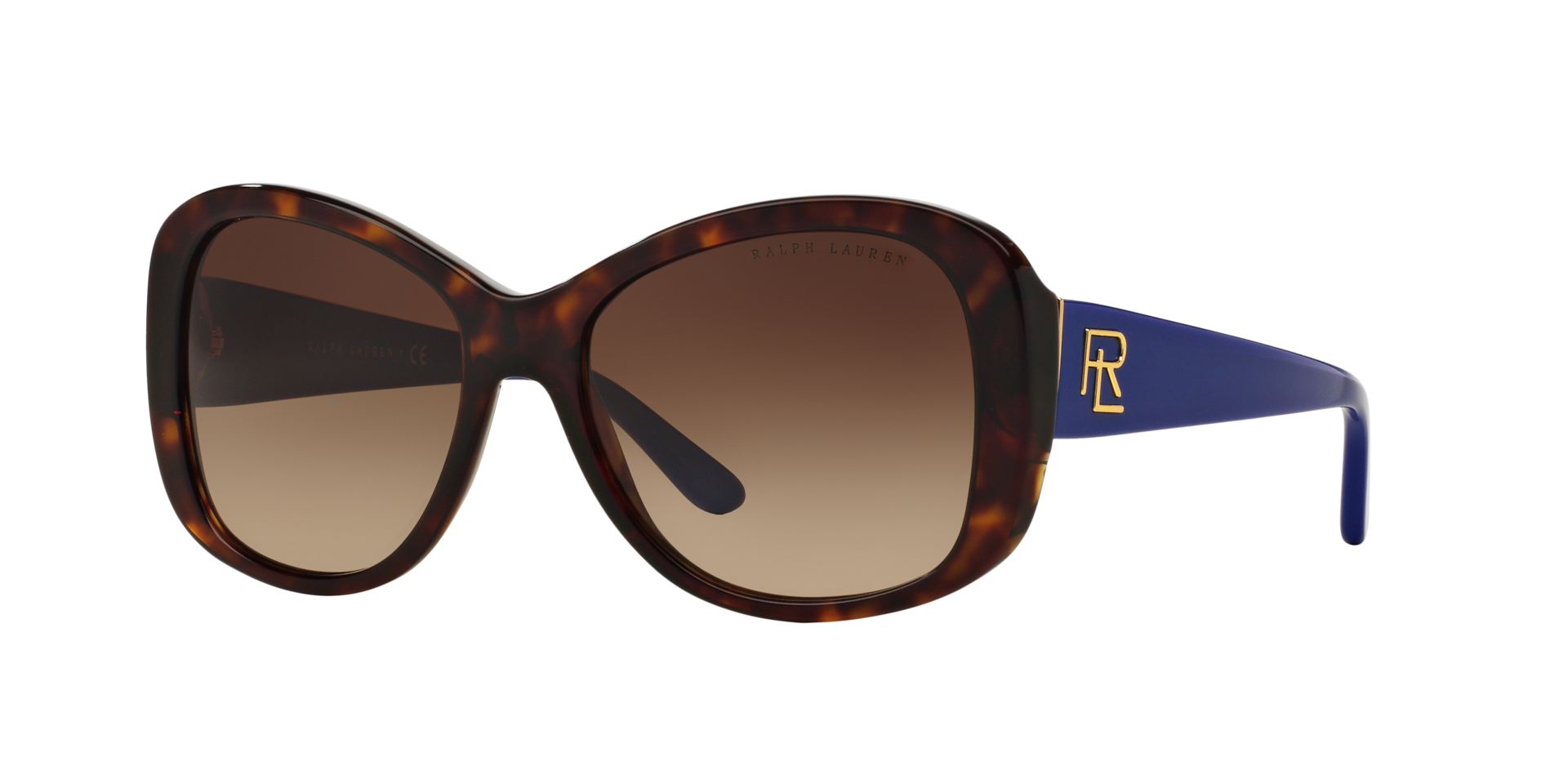 Ralph Lauren Woman Sunglass RL8144 -  Frame color: Shiny Dark Havana, Lens color: Gradient Brown