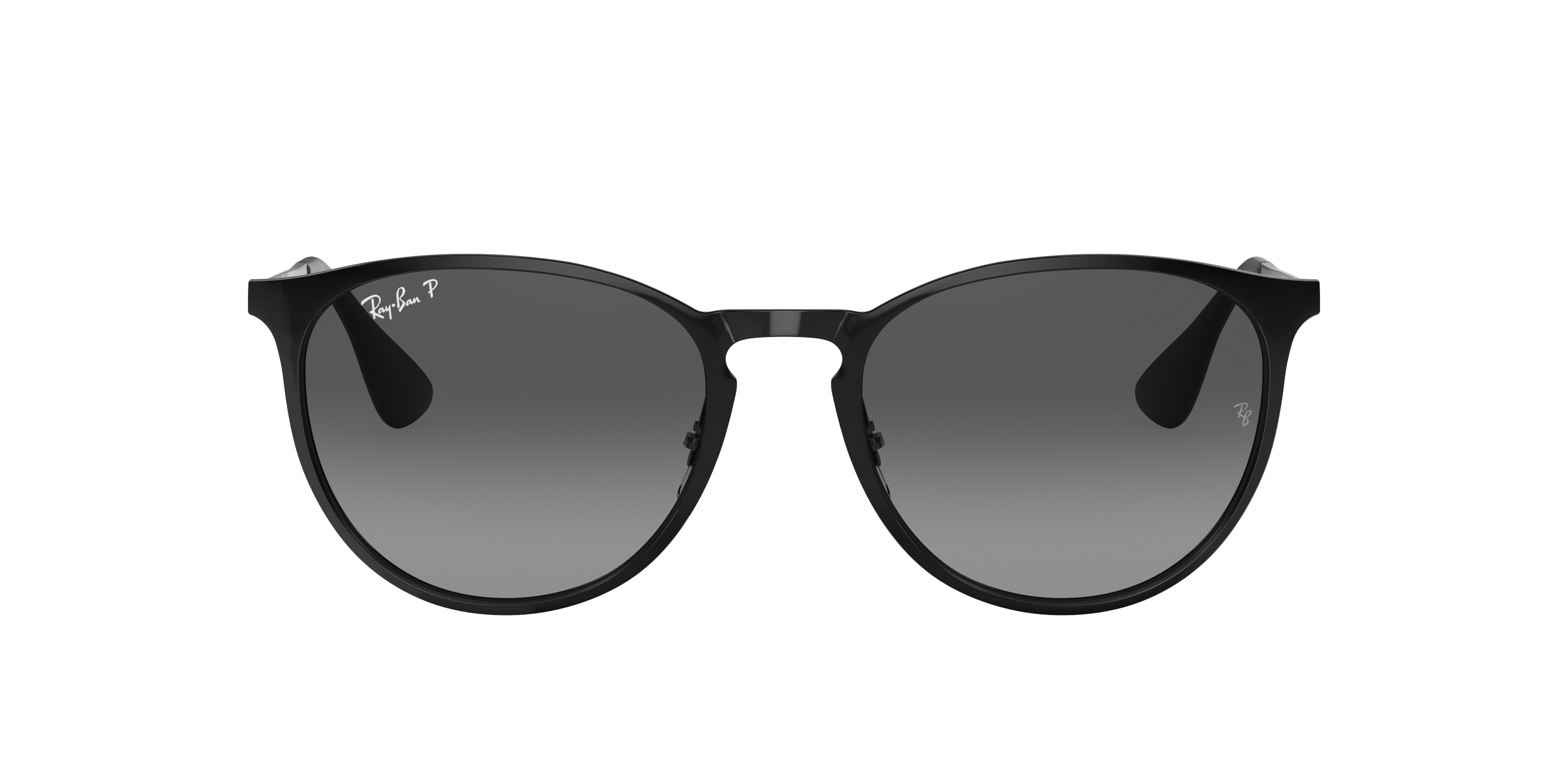 Ray-Ban Erika Metal M (54 - 19) with Grey lenses and Black frame