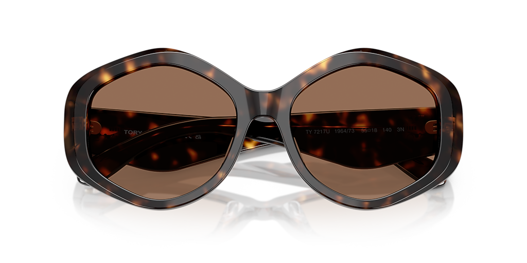 Tory Burch TY7217U M (55 - 18) with Brown lenses and Tortoise