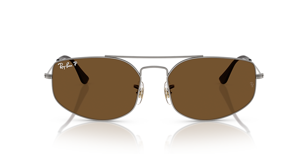Ray-Ban Explorer V XXL (60 - 17) with Brown lenses and Grey frame