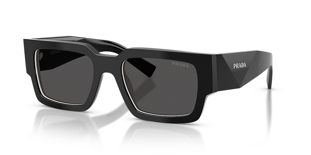 Prada PR B17S L (54 - 20) with Grey lenses and Black frame