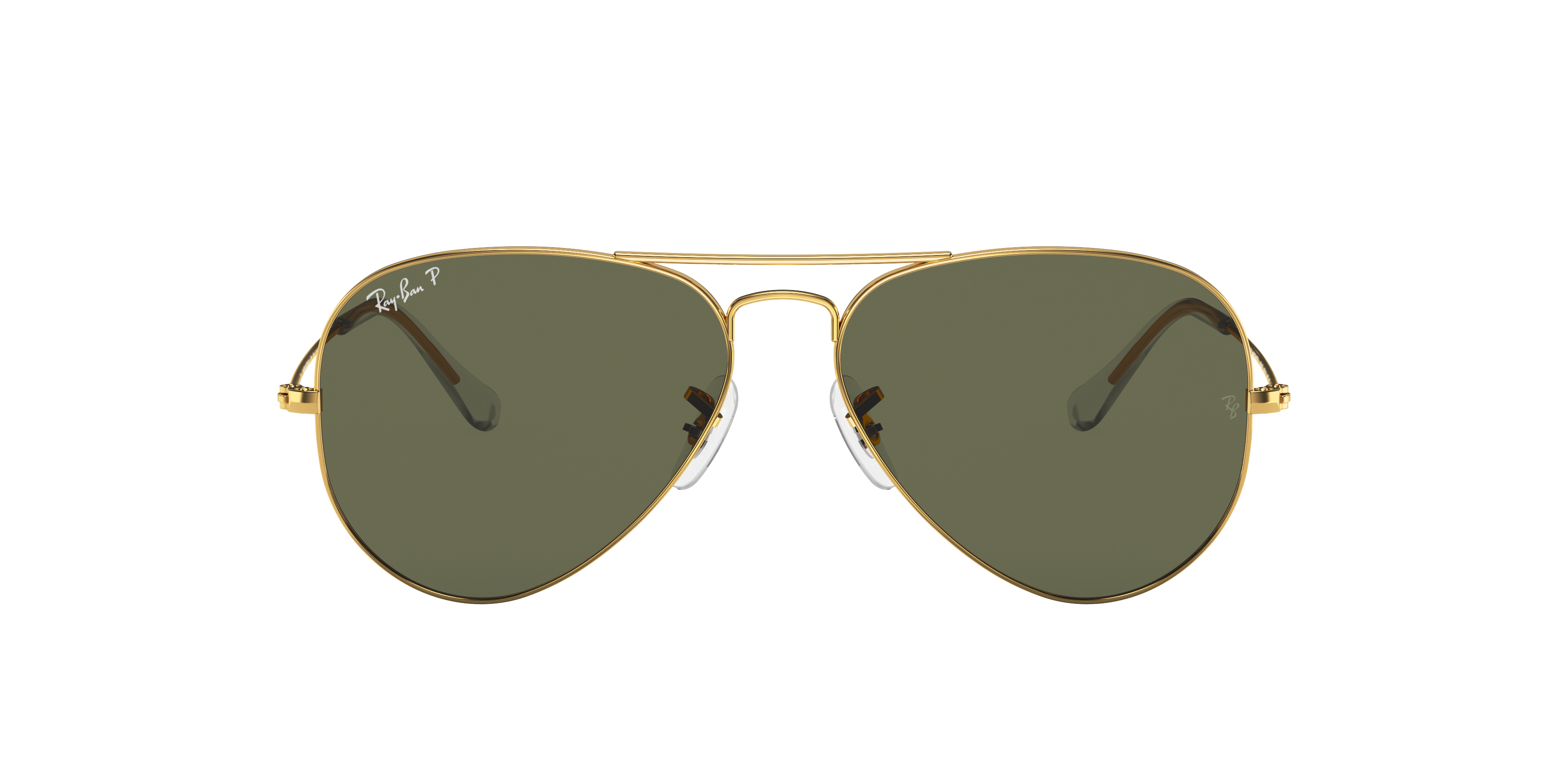Ray-Ban Aviator Classic XL (58 - 14) with Green lenses and Gold