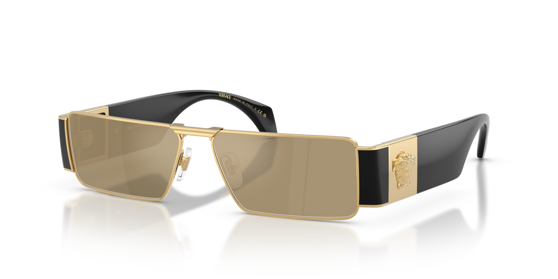 Versace VE2286 M (57 - 14) with Yellow lenses and Gold frame