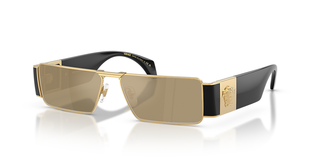 Versace VE2286 M (57 - 14) with Yellow lenses and Gold frame