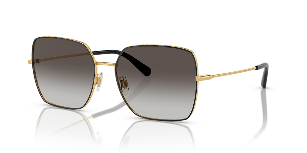 Dolce&Gabbana DG2242 L (57 - 16) with Grey lenses and Black frame