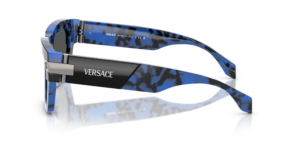 Versace VE4464 XXL (55 - 20) with Grey lenses and Blue frame