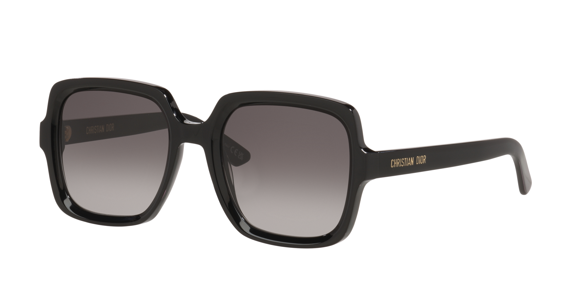 DIOR Femme Sunglass Diormidnight S4I - Couleur du Monture Noir Couleur de Lentille Dgrad Gris 370 €